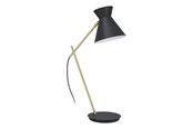 Lampen - EGLO AMEZAGA Tischleuchte, schwarz, messing - 98864