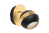 Lampen - EGLO NOCITO Spot, schwarz, gold - 95482F