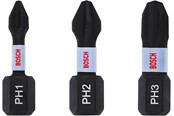 Bohrer & Bits - Bosch Impact Control Screwdriver Bits PH Set 25 mm - 2608522470