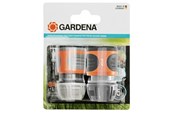 Gartenbewässerung - Gardena Hose Connector Set 13 mm (1/2") – 15 mm (5/8") - 18279-20
