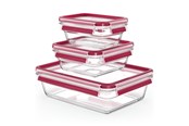 Andere Küchengeräte - Tefal MasterSeal Glass 3pcs Set - N1050910
