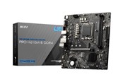Mainboard - MSI PRO H610M-G DDR4 Mainboard - Intel H610 - Intel LGA1700 socket - DDR4 RAM - Micro-ATX - PRO H610M-G