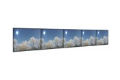 Wandhalterungen, AV-Halterungen & AV-Möbel - HI-ND Videorow - mounting kit - for 5x1 video wall (landscape) - Max 60 kg - recommended for 43" - VR4300-0501