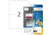 Papier, Fotopapier und Etiketten - HERMA Wetterfeste Folienetiketten A4, 210 x 148 mm, weiß, extrem stark haftend - 4693