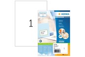 Papier, Fotopapier und Etiketten - HERMA PREMIUM Etiketten A4, 210 x 297 mm, weiß, permanent haftend - 4428