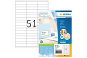 Papier, Fotopapier und Etiketten - HERMA PREMIUM Etiketten A4, 70 x 16,9 mm, weiß, permanent haftend - 4459
