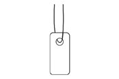 Papier, Fotopapier und Etiketten - HERMA Strung marking tags - name badge labels - 1000 label(s) - 7 x 15 mm - 125527