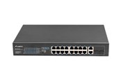 Switches - Lanberg RSFE-16P-2C-150 - switch - 16 ports - unmanaged - rack-mountable - RSFE-16P-2C-150
