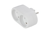 Schaltereinheiten - Gripo Socket with 2 outlets and earth White - 5709119075125