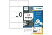 Papier, Fotopapier und Etiketten - HERMA Ablösbare Adressetiketten A4, 99,1 x 57 mm, weiß - 10316