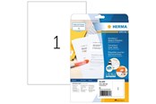 Papier, Fotopapier und Etiketten - HERMA Korrektur-/Abdecketiketten A4, 210 x 297 mm, weiß, blickdicht, permanent haftend - 4230