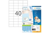 Papier, Fotopapier und Etiketten - HERMA PREMIUM Etiketten A4, 52,5 x 29,7 mm, weiß, permanent haftend - 4461
