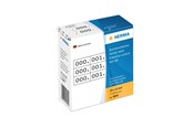 Papier, Fotopapier und Etiketten - HERMA Nummernetiketten 0-999, dreifach, weiß/schwarz, selbstklebend 10 x 22 mm - 4800