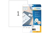Papier, Fotopapier und Etiketten - HERMA Inkjet-Etiketten A4, 210 x 297 mm, weiß, permanent haftend - 4824