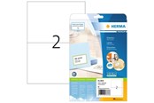 Papier, Fotopapier und Etiketten - HERMA PREMIUM Etiketten A4, 210 x 148 mm, weiß, permanent haftend - 8636