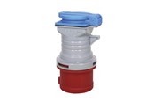 CEE-Material - Gripo CEE Plug (M) Extension (F) w. Earth 5p 400V / 230V - 5709119079178