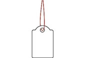 Papier, Fotopapier und Etiketten - HERMA Strung marking tags - name badge labels - 1000 label(s) - 15 x 24 mm - 6902