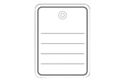 Papier, Fotopapier und Etiketten - HERMA Merchandise tag - name badge labels - 1000 label(s) - 48 x 65 mm - 6840