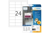 Papier, Fotopapier und Etiketten - HERMA Wetterfeste Folienetiketten A4, 66 x 33,8 mm, weiß, extrem stark haftend - 4582
