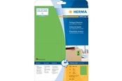 Papier, Fotopapier und Etiketten - HERMA Coloured labels A4 105 x 148 mm green removable - 4564