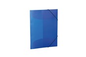 Mappen und Clipboards - HERMA Elasticated folder A4 PP translucent dark blue - 19507