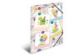 Mappen und Clipboards - HERMA Elasticated folder A3 Cardboard Sandbox Friends - 19796