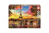 Puzzle - Educa 3000 Sunset in Paris Holz - 017675