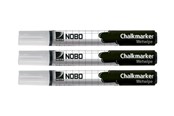 Utensilien zum Schreiben und Zeichnen - Nobo Chalkmaker - marker - white (pack of 3) - 34438398