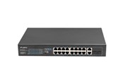 Switches - Lanberg RSFE-16P-2C-250 - switch - 16 ports - unmanaged - rack-mountable - RSFE-16P-2C-250
