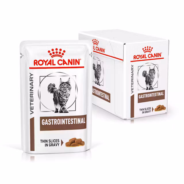 Katzen - Royal Canin Gastrointestinal Dünne Scheiben in Soße 85 g (12er-Pack) - 9003579013557