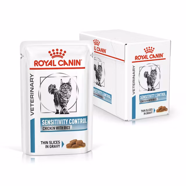 Katzen - Royal Canin Sensitivity Control Chicken with Rice Thin Slices In Gravy 85g (12-Pack) - 9003579011423