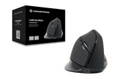 Maus - Conceptronic LORCAN03B ERGO - vertical mouse - Bluetooth 5.2 - black - Vertical mouse (Schwarz) - LORCAN03B
