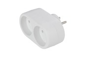 Schaltereinheiten - Gripo Socket with 2 outlets White - 5709119075132