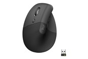 Maus - Logitech Lift for Business - Left Handed - Graphite - Ergonomische Maus (Schwarz) - 910-006495