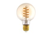 LED-Birnen - EGLO LED-Lampe G95 Globe 4W/820 245 lumen amber dimmable E27 - 110081