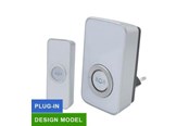 Elektrogeräte - Foss Europe Trend door bell design white plug in - 102004