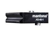 Stativ-Zubehör - mantona AS-40-1 Quick Release Plate - 21460