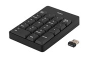 Tastaturen - Deltaco Wireless Numpad Black - Numpad - Schwarz - TB-144