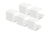 Netzwerkzubehör - Deltaco VR-229 Blank Cover for Keystone ports (5-Pack) White - VR-229