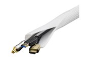 Kabelkanal / Kabelschlauch - Deltaco Cable Sorting Stocking 3 m White - LDR17