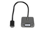 Display Kabel - StarTech.com USB C to VGA Adapter 1080p USB Type-C to VGA Adapter Dongle USB-C (DP Alt Mode) to VGA Monitor/Display Video Converter Thunderbolt 3 Compatible - 30 cm - CDP2VGAEC