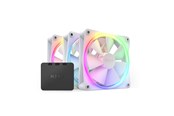 Gehäuselüfter - NZXT F120 RGB 3-pack & RGB Controller - White - Gehäuselüfter - 120mm - Weiß mit RGB-Beleuchtung - 28 dBA - RF-R12TF-W1