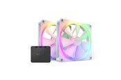 Gehäuselüfter - NZXT F140 RGB 2-pack & RGB Controller - White - Gehäuselüfter - 140mm - Weiß mit RGB-Beleuchtung - 33 dBA - RF-R14DF-W1