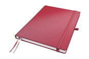 Blöcke, Formulare und Notizbücher - Leitz  Complete Notizbuch A4 kariert mit festem Einband Rot - 44710025