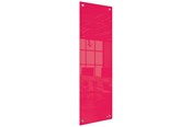 Konferenz und Präsentation - Nobo Schmales Glas Whiteboard 30 x 90 cm Rot - 1915606
