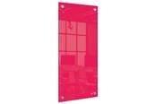 Konferenz und Präsentation - Nobo  Schmales Glas Whiteboard 30 x 60 cm Rot - 1915605