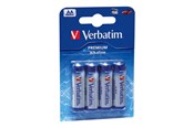 Batterien und Akkus - Verbatim battery - 4 x AA type - Alkaline - 49921