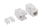 Netzwerkzubehör - LogiLink Cat.6 Keystone Jack UTP 180° IDC punch down 16 mm width - NK4005