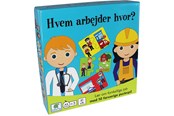 Brettspiele - Forlaget Globe Hvem arbejder hvor? (DK) - 5704976059066