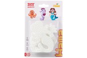 Kreativ-Spiele - Hama Iron on bead plates - Mermaid Seahorse Hexagon - 4575